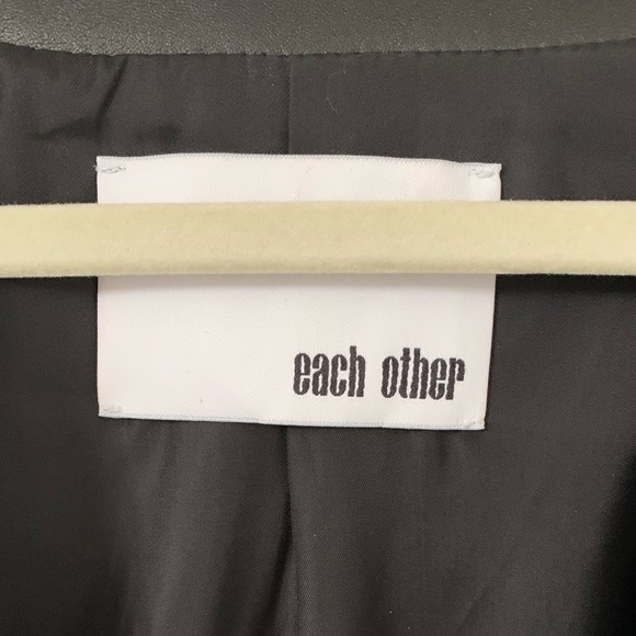 Each Other vegan leather trench coat - Picture 3 of 3